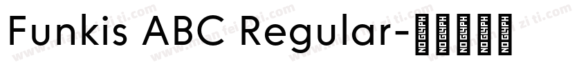 Funkis ABC Regular字体转换